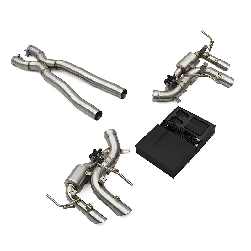 Custom SUS304 X Midpipe Valved Catback Muffler For Ferrari Purosangue FUV V12 6.5L 2022+ Valvetronic Exhaust System With Control
Custom SUS304 X Midpipe Valved Catback Muffler For Ferrari Purosangue FUV V12 6.5L 2022+ Valvetronic Exhaust System With Control