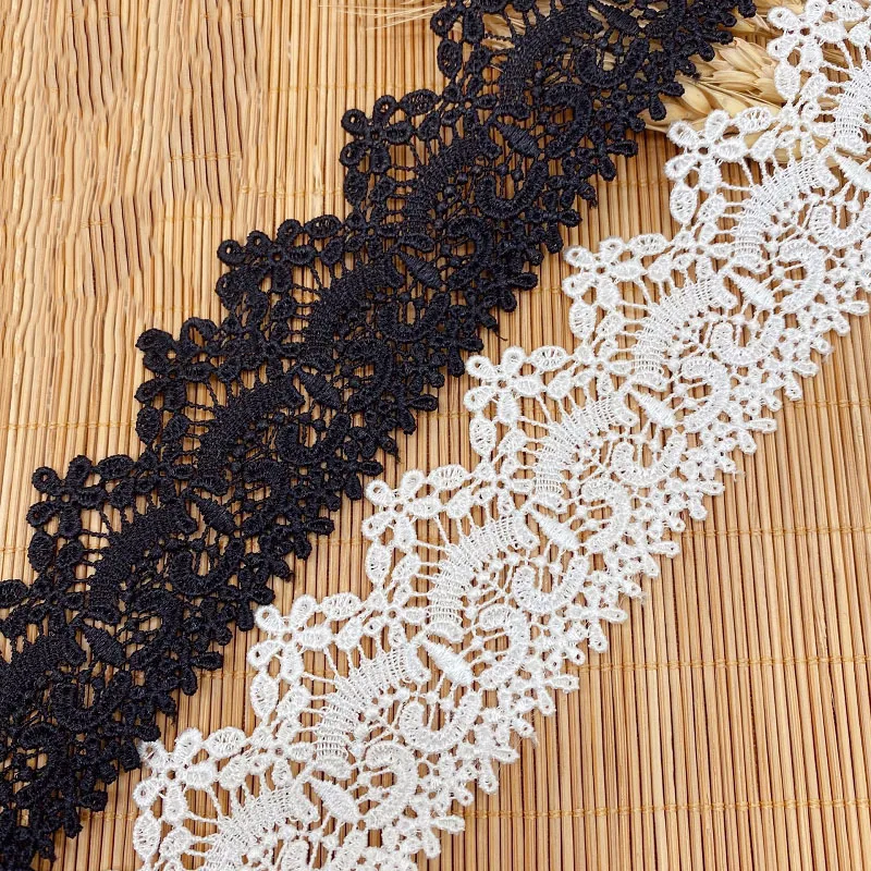 30 ярдов цветочная вышивка кружевная аппликация отделка водорастворимая кружевная ткань для отделки DIY декоративный декор для шитья 
30 ярдов цветочная вышивка кружевная аппликация отделка водорастворимая кружевная ткань для отделки DIY декоративный декор для шитья