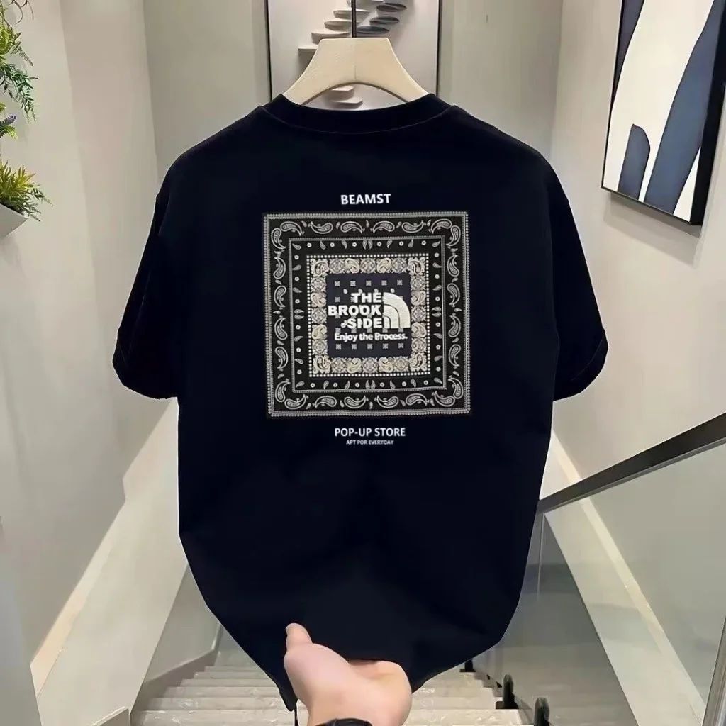 Футболка, летняя модная базовая футболка с ручной росписью и принтом, женская повседневная футболка с 0-образным вырезом и короткими рукавами, большой топ, пуловер
Футболка, летняя модная базовая футболка с ручной росписью и принтом, женская повседневная футболка с 0-образным вырезом и короткими рукавами, большой топ, пуловер