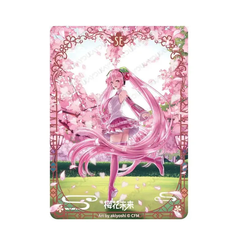 KAYOU Hatsune Miku Card Series 5 SE/SP/BP/LR/UR/SSR/QR/HR/SR/R/PR First Sight Pack Genuine Birthday Anime Collection Card
KAYOU Hatsune Miku Card Series 5 SE/SP/BP/LR/UR/SSR/QR/HR/SR/R/PR First Sight Pack Genuine Birthday Anime Collection Card