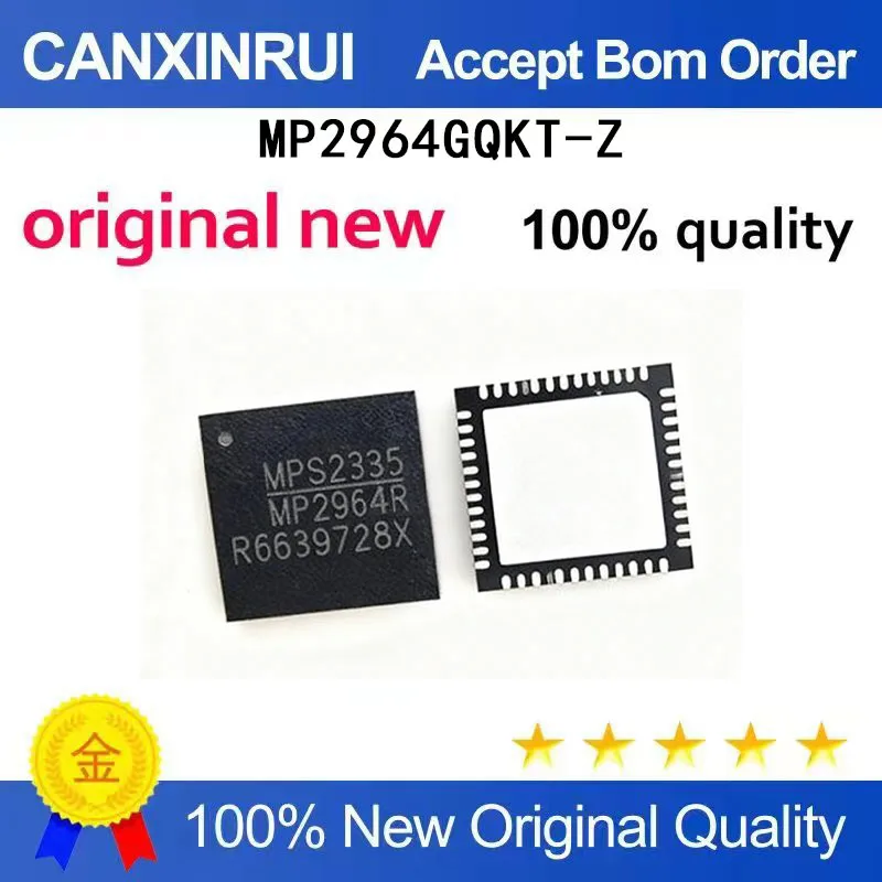 (5 Pieces) New MP2964GQKT-Z MPS2138 MP2964 SLG4U43975VTR 43975V MP2964R
(5 Pieces) New MP2964GQKT-Z MPS2138 MP2964 SLG4U43975VTR 43975V MP2964R