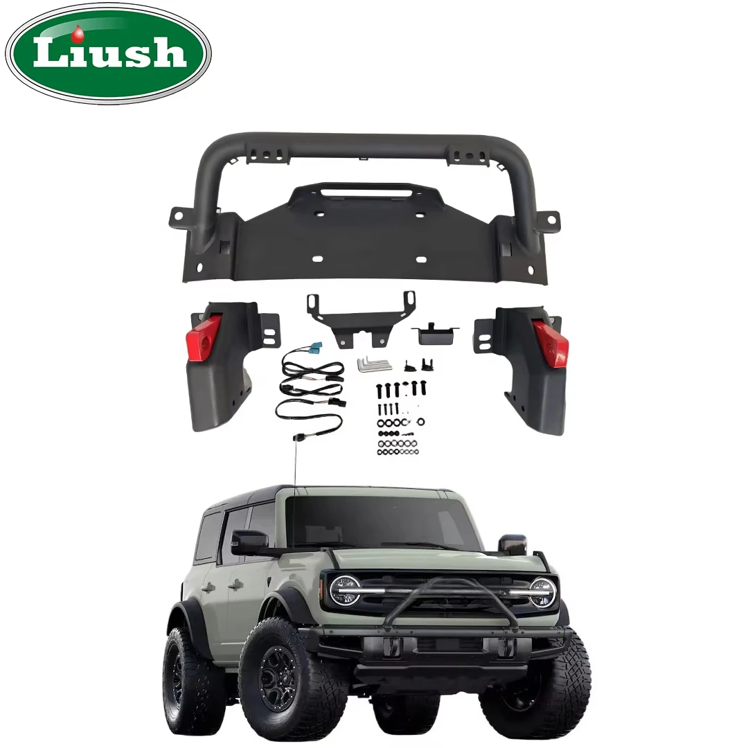 Liush Front Bumper Winch Bracket Mounts For Ford SUV Front Bumper Retrofit Winch Mounting Parts For 2021-2023 Ford Bronco U725
Liush Front Bumper Winch Bracket Mounts For Ford SUV Front Bumper Retrofit Winch Mounting Parts For 2021-2023 Ford Bronco U725