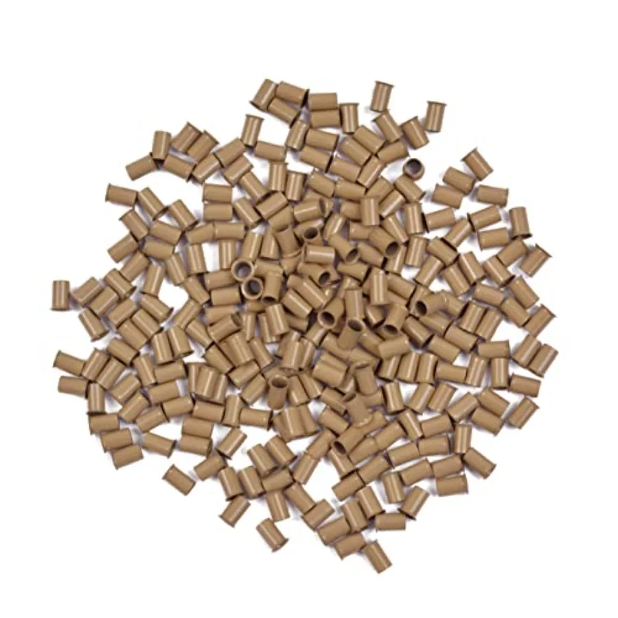 Hair extensions application, copper, gold, non-silicone micro rings with 3.4 mm inner diameter for secure and gentle attachment
Hair extensions application, copper, gold, non-silicone micro rings with 3.4 mm inner diameter for secure and gentle attachment