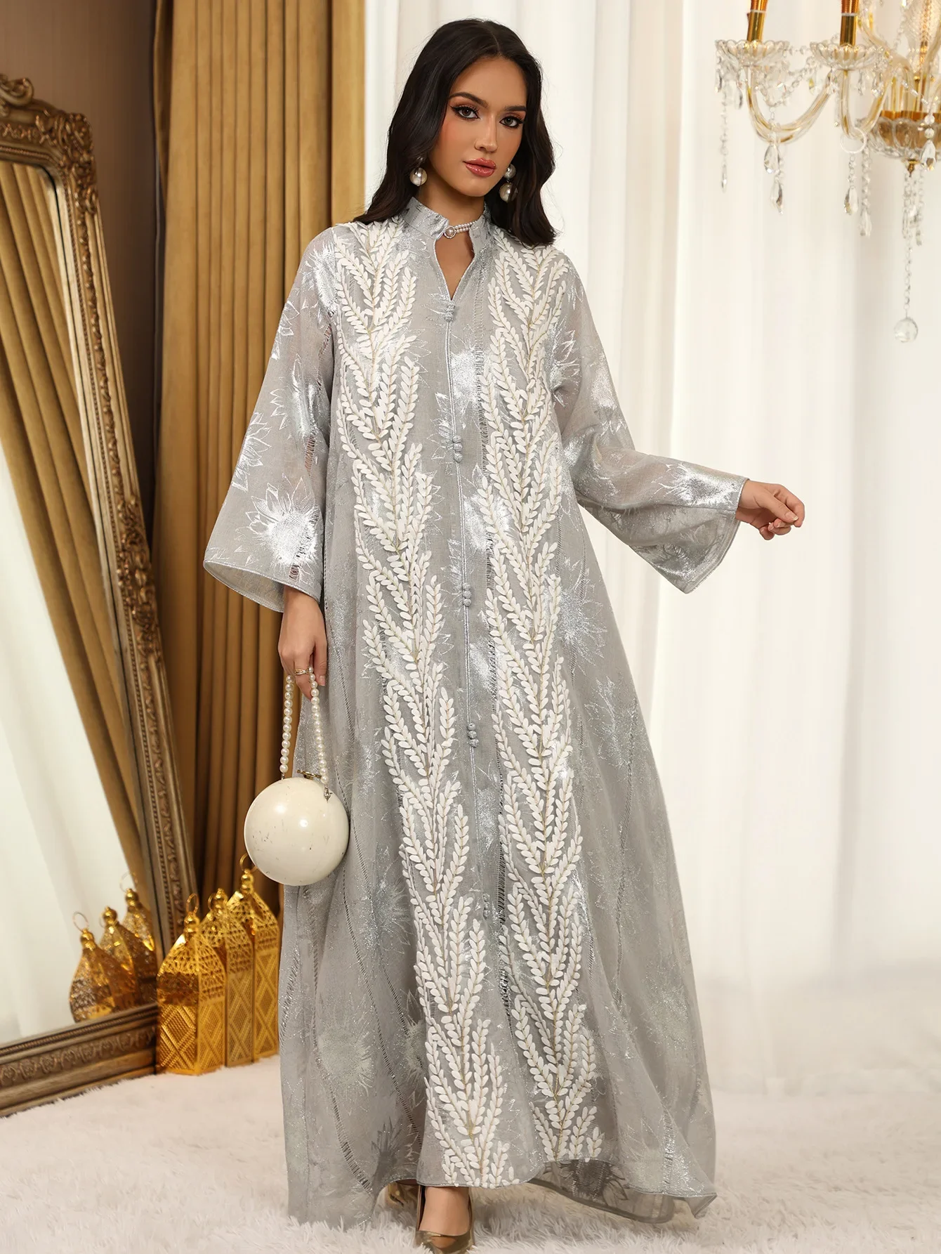 Eid Mubarak Mesh Embroidery Jalabiya Dubai Abaya Muslim Woman Dress Turkey Kaftan Arab Islam Clothing Musulmane Femme Vestidos
Eid Mubarak Mesh Embroidery Jalabiya Dubai Abaya Muslim Woman Dress Turkey Kaftan Arab Islam Clothing Musulmane Femme Vestidos