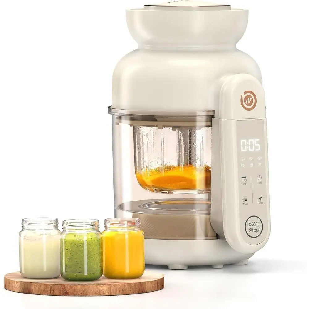 Auto Baby ood Maker, Glass Baby ood Mill, Baby Blender & Steamer and ee Maker with Auto Cooking, Easy Cleaning, Touch Sn, Dishwa
Auto Baby ood Maker, Glass Baby ood Mill, Baby Blender & Steamer and ee Maker with Auto Cooking, Easy Cleaning, Touch Sn, Dishwa