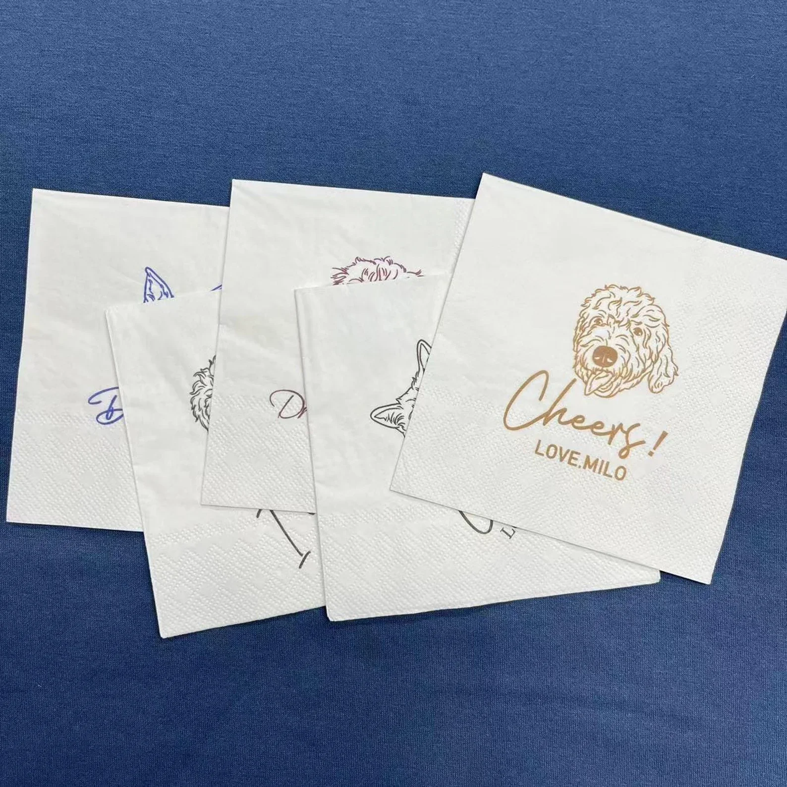 50pcs Personalized Dog Napkins, Custom Wedding Cocktail Napkins, Personal Illustrated Pet Portrait, Unique Party Napkins, Custom
50pcs Personalized Dog Napkins, Custom Wedding Cocktail Napkins, Personal Illustrated Pet Portrait, Unique Party Napkins, Custom