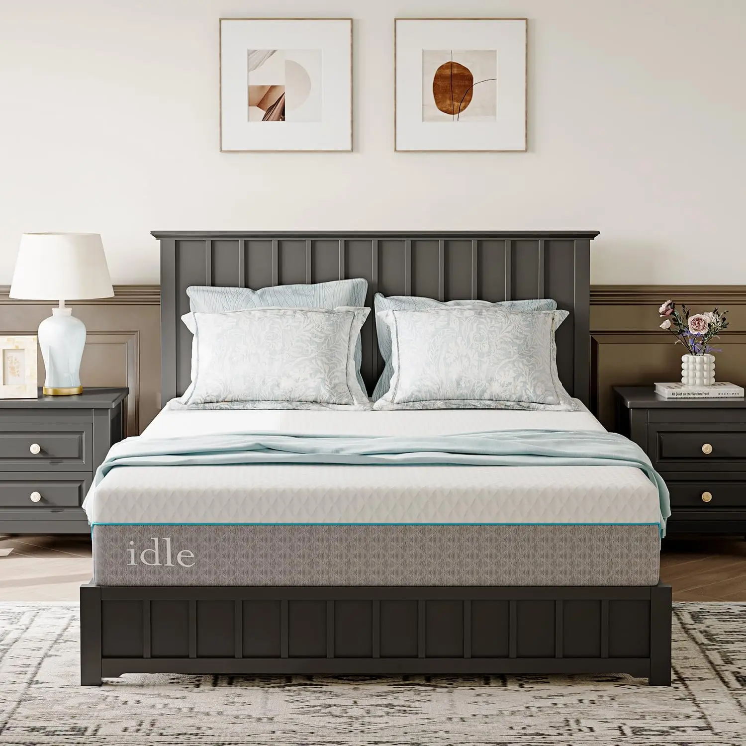 King Mattress 12 Inch Cooling Gel Memory Foam, Fiberglass Free, Mattress Bed in a Box for Back Pain Relief, Medium Firm, CertiPU
King Mattress 12 Inch Cooling Gel Memory Foam, Fiberglass Free, Mattress Bed in a Box for Back Pain Relief, Medium Firm, CertiPU
