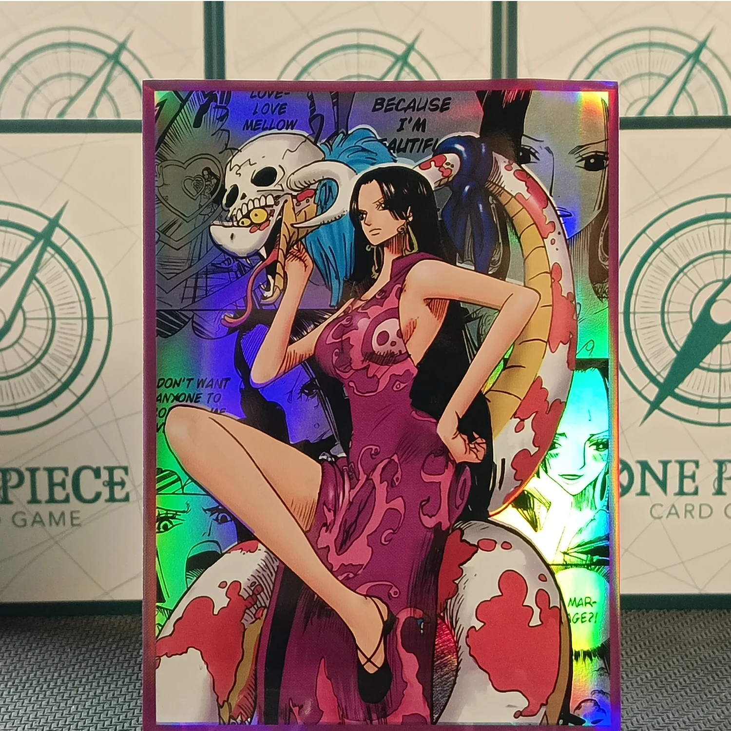 60PCS OPCG Foil Card Sleeves Boa Hancock Standard Size Card Protectors Table Game Protective Cover
60PCS OPCG Foil Card Sleeves Boa Hancock Standard Size Card Protectors Table Game Protective Cover