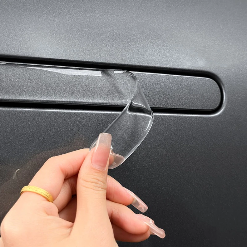 4PCS Car Door Handle Transparent Strips Drip Glue Door Anti-Collision Protection Stickers for Xpeng G6 Auto Accessories
4PCS Car Door Handle Transparent Strips Drip Glue Door Anti-Collision Protection Stickers for Xpeng G6 Auto Accessories