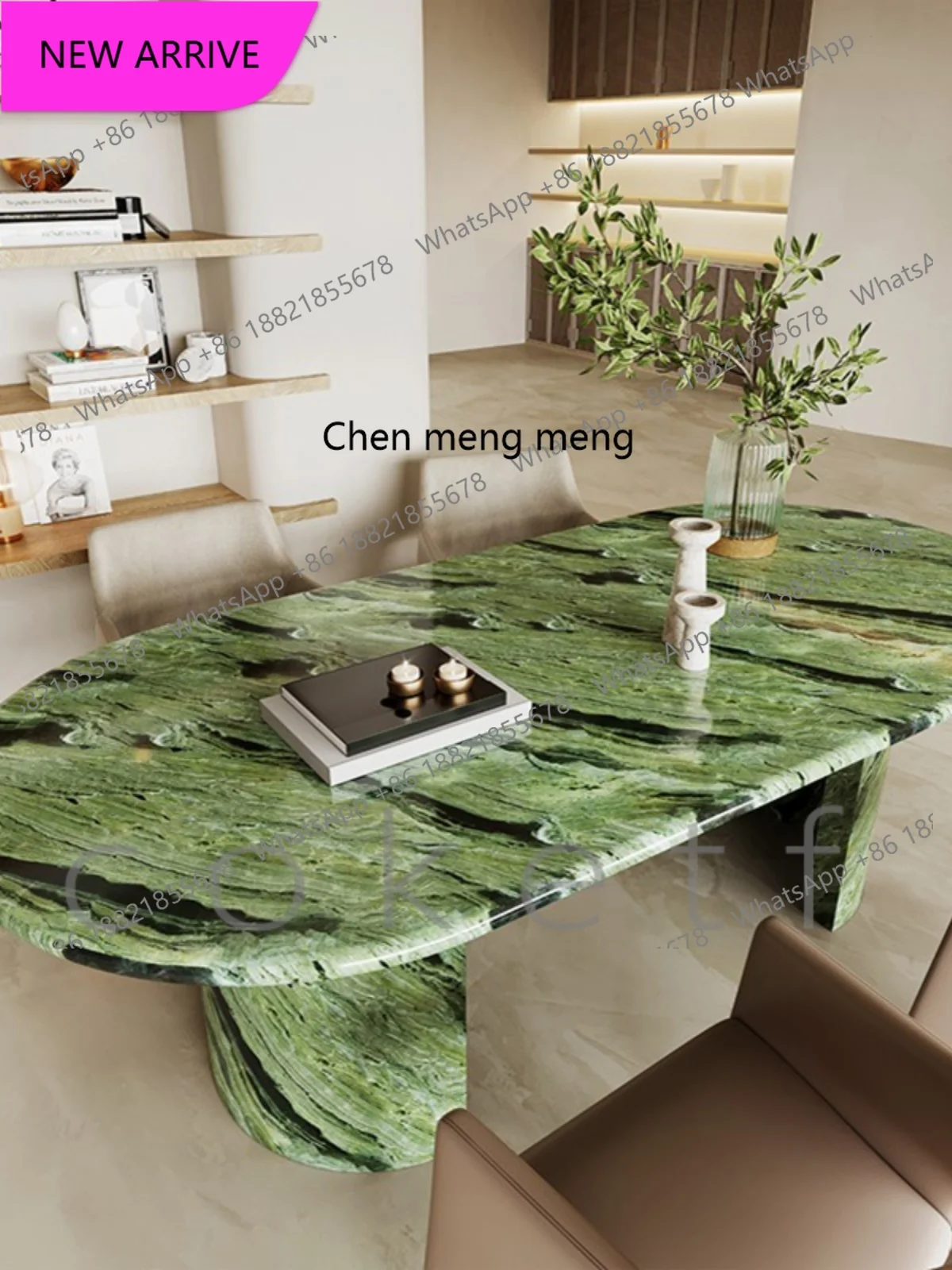 c139 Light luxury high-end natural marble luxury stone dining table eating table
c139 Light luxury high-end natural marble luxury stone dining table eating table