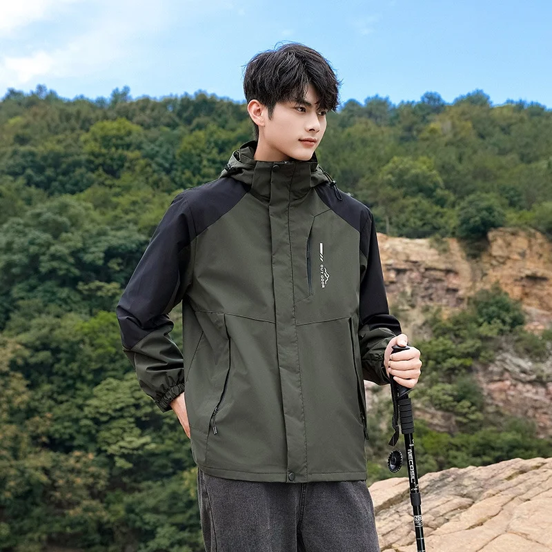 Unisex Casual Outdoor Windproof Waterproof Jacket Spring Autumn Men's Fashionable Thickened Polyester Fiber Long Style Coat
Unisex Casual Outdoor Windproof Waterproof Jacket Spring Autumn Men's Fashionable Thickened Polyester Fiber Long Style Coat