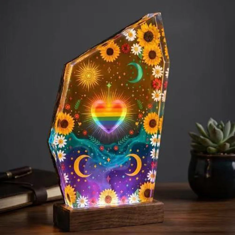 Table Resin Lamp Romance Theme Colors Night Light Customized Couple Valentine's Day Creative Art Desktop Home Decor USB Charge
Table Resin Lamp Romance Theme Colors Night Light Customized Couple Valentine's Day Creative Art Desktop Home Decor USB Charge
