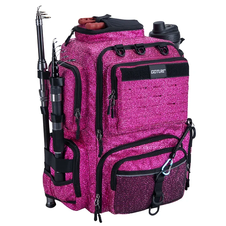 Goture 45L Fishing Backpack 900D Water-Resistant Large Fishing Bag with Rod Holders Fishing Gear Camping Hiking Outdoor
Goture 45L Fishing Backpack 900D Water-Resistant Large Fishing Bag with Rod Holders Fishing Gear Camping Hiking Outdoor