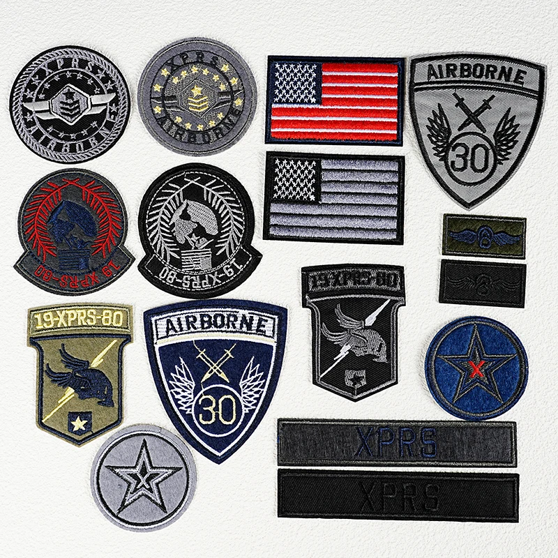 Professional clothing embroidery armband Iron On patch men's backpack hat DIY decoration adhesive cloth patch
Professional clothing embroidery armband Iron On patch men's backpack hat DIY decoration adhesive cloth patch
