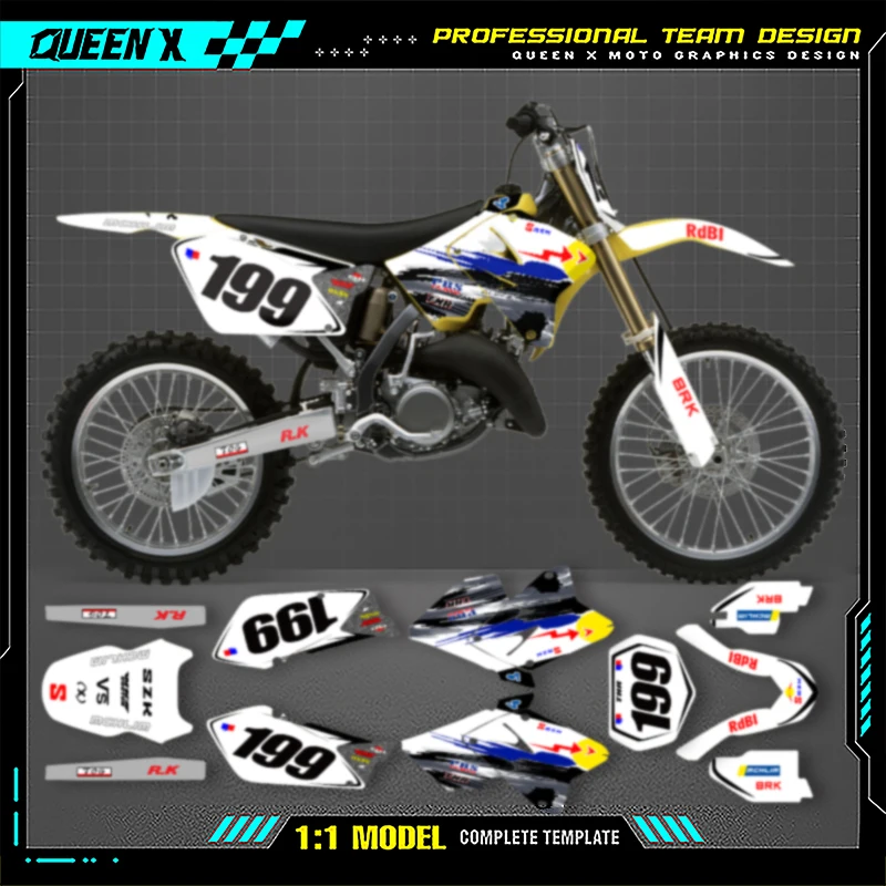 QUEEN X MOTO Custom Team Motorcycle Graphics Background Decal Stickers Kit For RM125-250 2012 2011 2010 2009 2008 2007-2001-3
QUEEN X MOTO Custom Team Motorcycle Graphics Background Decal Stickers Kit For RM125-250 2012 2011 2010 2009 2008 2007-2001-3
