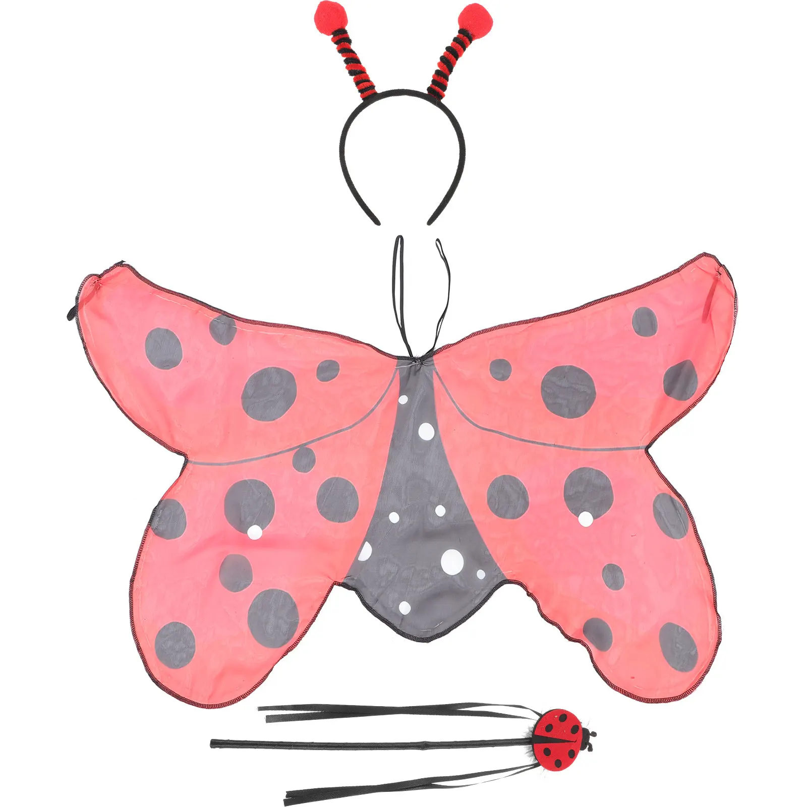 1Set Ladybug Headband Cape Witch Wand Party Costume Cosplay Props Halloween Supplies for Festival Ladybug Ears Headbands
1Set Ladybug Headband Cape Witch Wand Party Costume Cosplay Props Halloween Supplies for Festival Ladybug Ears Headbands