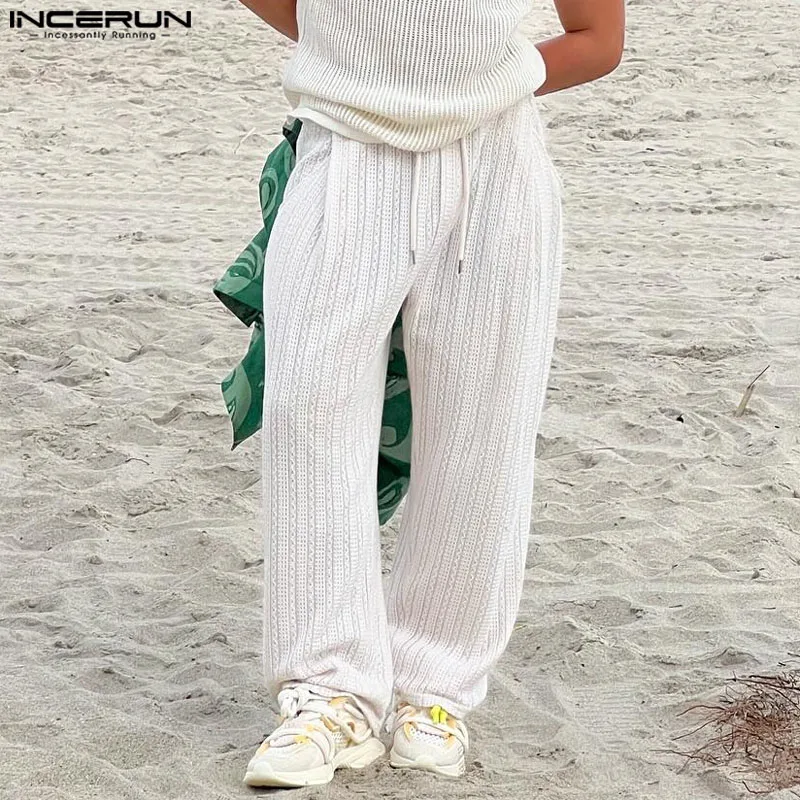 INCERUN 2024 American Style Men's Trousers Lace Hollow Drawstring Design Pantalons Casual Simple Male All-match Long Pants S-5XL
INCERUN 2024 American Style Men's Trousers Lace Hollow Drawstring Design Pantalons Casual Simple Male All-match Long Pants S-5XL