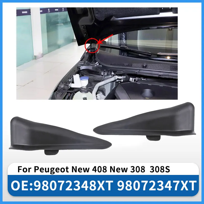 For Peugeot New 408 New 308 308S Rain collection panel decoration, front windshield wiper side guide plate 98072348XT 98072347XT
For Peugeot New 408 New 308 308S Rain collection panel decoration, front windshield wiper side guide plate 98072348XT 98072347XT