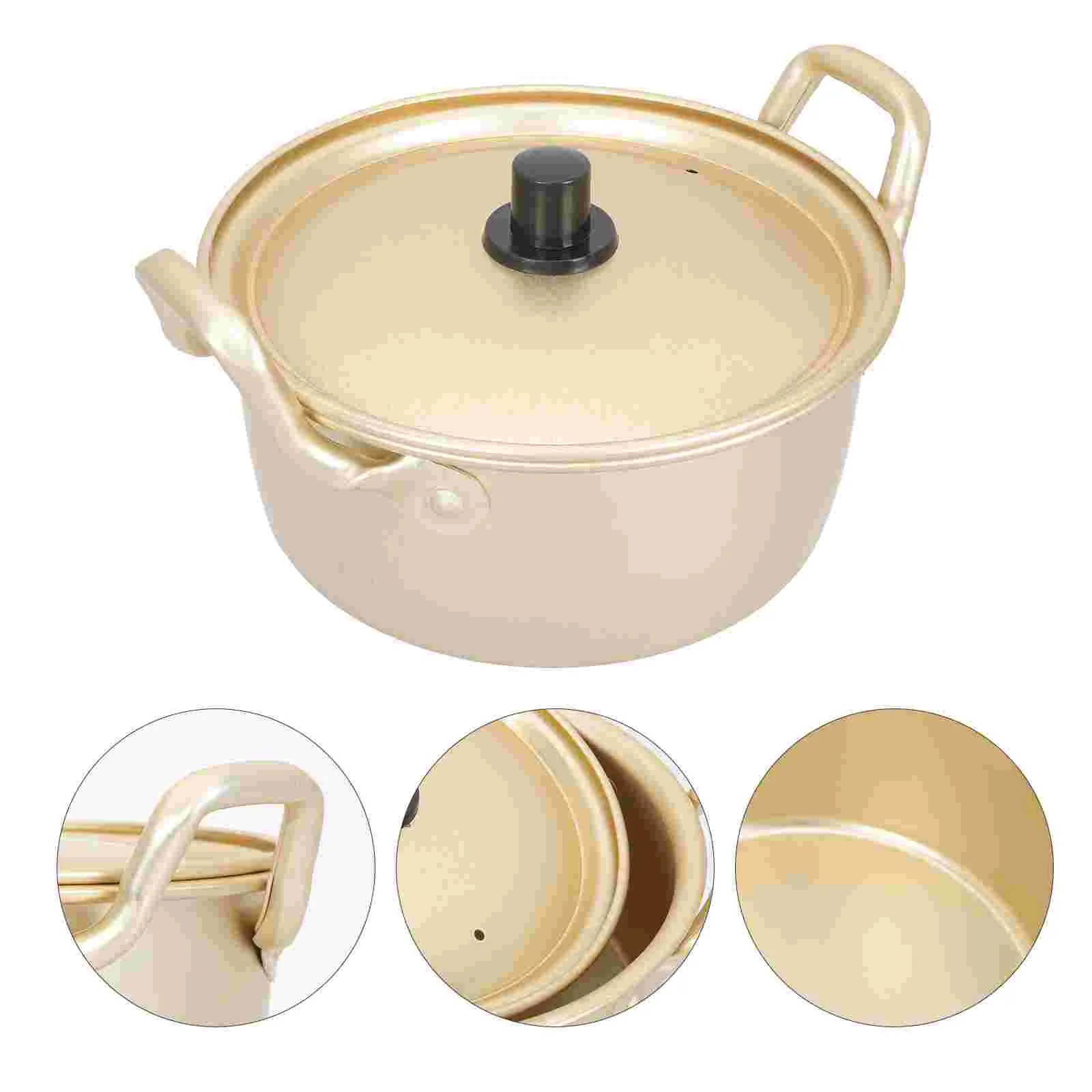 Korean Ramen Pot Hot Instant Noodles Cooking Double-handle Soup Aluminum Small Home
Korean Ramen Pot Hot Instant Noodles Cooking Double-handle Soup Aluminum Small Home