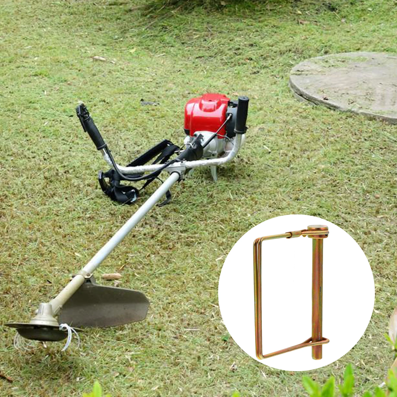 10 pcs Square Safety Pins 6x70mm Golden Sturdy Galvanized NonRusting Heavy Machinery Coupler Latch Pin Trailer JACK Legs
10 pcs Square Safety Pins 6x70mm Golden Sturdy Galvanized NonRusting Heavy Machinery Coupler Latch Pin Trailer JACK Legs
