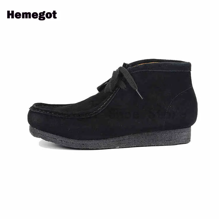 Suede Cowhide High-Top Men's Boots Anti Slip Casual Leather Shoes Thick-Soled Lace Up Leather Handmade Shoes British Style Shoes
Suede Cowhide High-Top Men's Boots Anti Slip Casual Leather Shoes Thick-Soled Lace Up Leather Handmade Shoes British Style Shoes