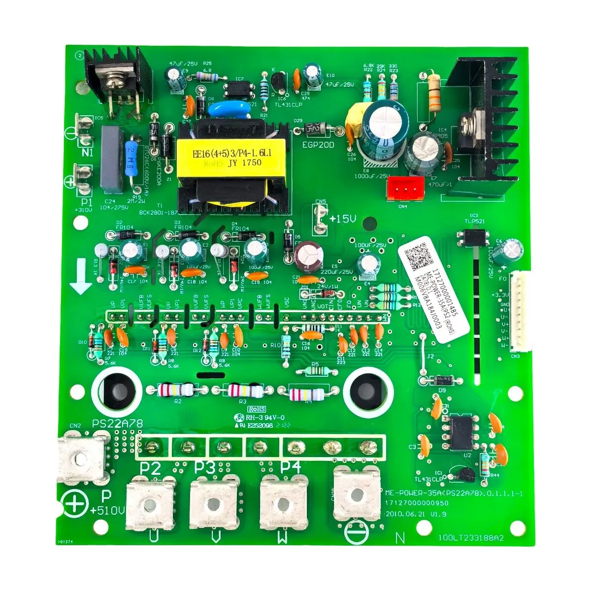 Плата модуля преобразования частоты кондиционера ME-POWER-35A(PS22A78) ME-POWER-35A хорошая работа
Плата модуля преобразования частоты кондиционера ME-POWER-35A(PS22A78) ME-POWER-35A хорошая работа