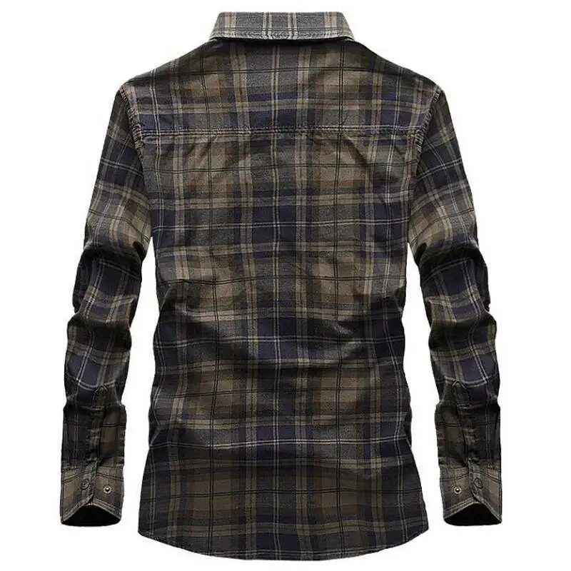 Long Sleeve Plaid Men Casual Shirt New Brand Spring Autumn Turn Down Collar Cotton Shirts Camisa Social Masculina Clothes
Long Sleeve Plaid Men Casual Shirt New Brand Spring Autumn Turn Down Collar Cotton Shirts Camisa Social Masculina Clothes