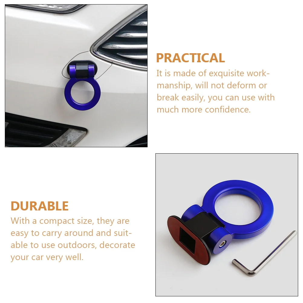Universal Trailer Hitch Cars Tow Hook Blue Abs Plastic Front Bumper Sticker Vehicle 
Universal Trailer Hitch Cars Tow Hook Blue Abs Plastic Front Bumper Sticker Vehicle