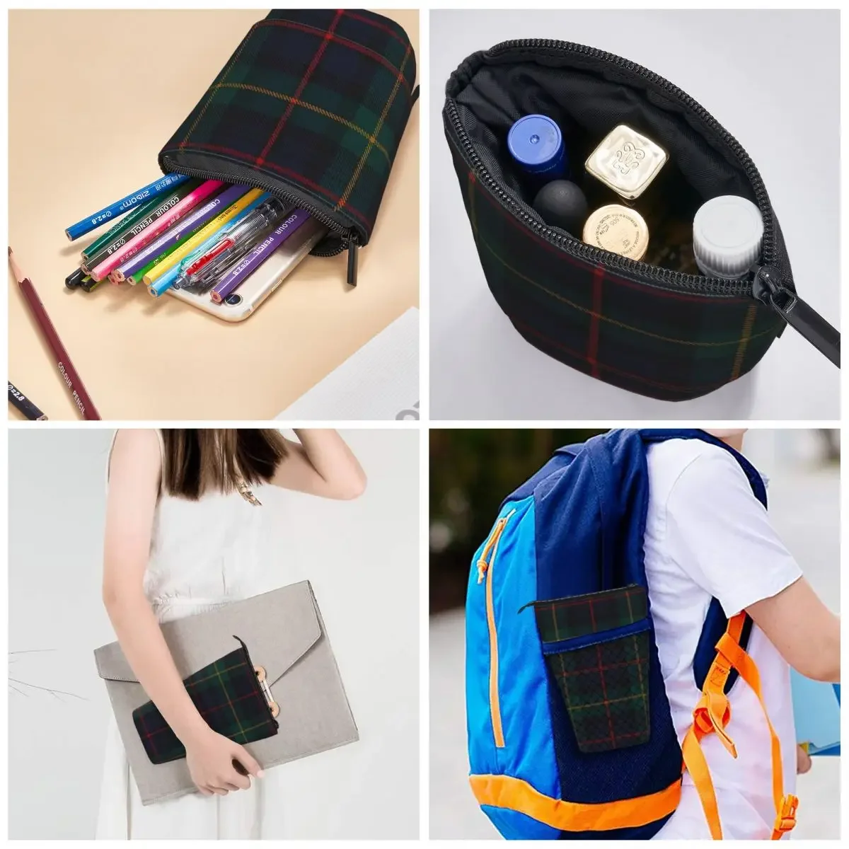 Farquharson Scottish Tartan Reversible Pencil Case for Students School Pen Box Pencil Bag Stationery Supplies Pen Holder Bag
Farquharson Scottish Tartan Reversible Pencil Case for Students School Pen Box Pencil Bag Stationery Supplies Pen Holder Bag