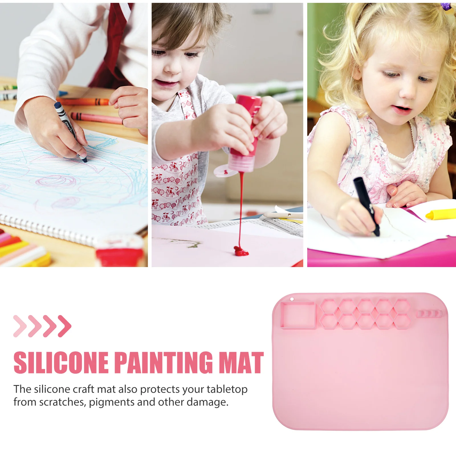 Silicone Drawing Mat DIY Crafts Painting Mats Kids Supplies Nonstick Foldable Durable Jewelry Resin Epoxy Tools Craft Sheet
Silicone Drawing Mat DIY Crafts Painting Mats Kids Supplies Nonstick Foldable Durable Jewelry Resin Epoxy Tools Craft Sheet