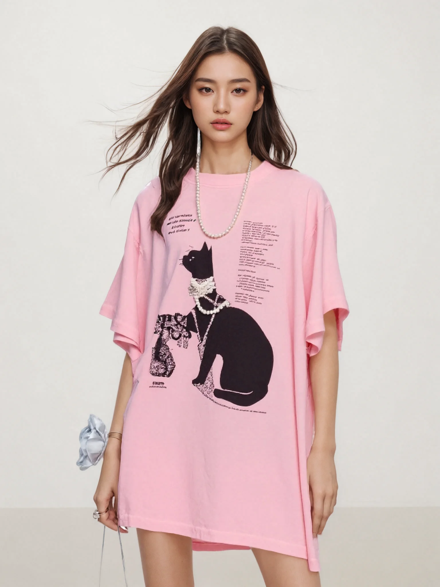 BWZ 2026 Summer New Faionable Versatile Loose Slimming Youthful ort Sve T-irt Thin Pink Mid-Length Cotton Polyester ...
BWZ 2026 Summer New Faionable Versatile Loose Slimming Youthful ort Sve T-irt Thin Pink Mid-Length Cotton Polyester ...