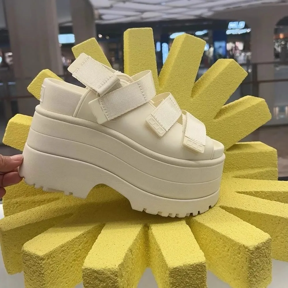 11CM High Platform Sandals Women Summer Hidden Heel Casual Mules Shoes Female Outside Beach Slipper Breathable Chunky Sneakers
11CM High Platform Sandals Women Summer Hidden Heel Casual Mules Shoes Female Outside Beach Slipper Breathable Chunky Sneakers