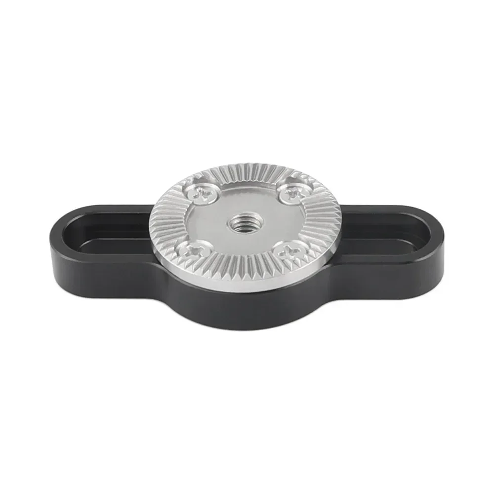 Adjustable ARRI Rosette Connecting Mount Adapter With M6 Female Thread 1/4inch Mounting Groove Both Sides For Camera Cage
Adjustable ARRI Rosette Connecting Mount Adapter With M6 Female Thread 1/4inch Mounting Groove Both Sides For Camera Cage