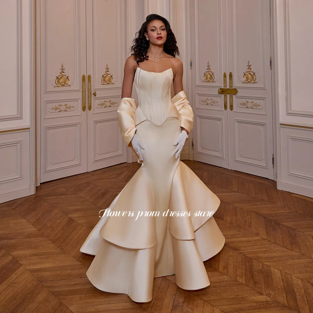 Flowers Mermaid Evening Dress Fish Boned Party Dress with Layers Luxury Prom Dress for Women فساتين مناسبة رسمية Customized
Flowers Mermaid Evening Dress Fish Boned Party Dress with Layers Luxury Prom Dress for Women فساتين مناسبة رسمية Customized