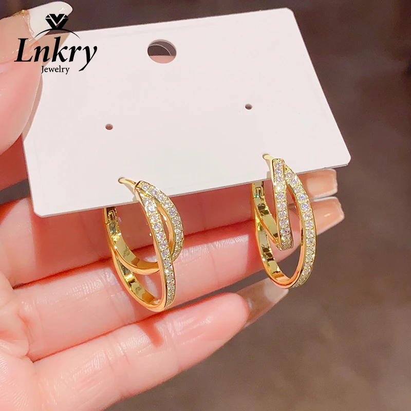 Lnkry Certified Double Row Mini Moissanite Earring Exquisite 14k Gold Filled Hoop Earrings For Women Brilliant Wedding Jewelry
Lnkry Certified Double Row Mini Moissanite Earring Exquisite 14k Gold Filled Hoop Earrings For Women Brilliant Wedding Jewelry