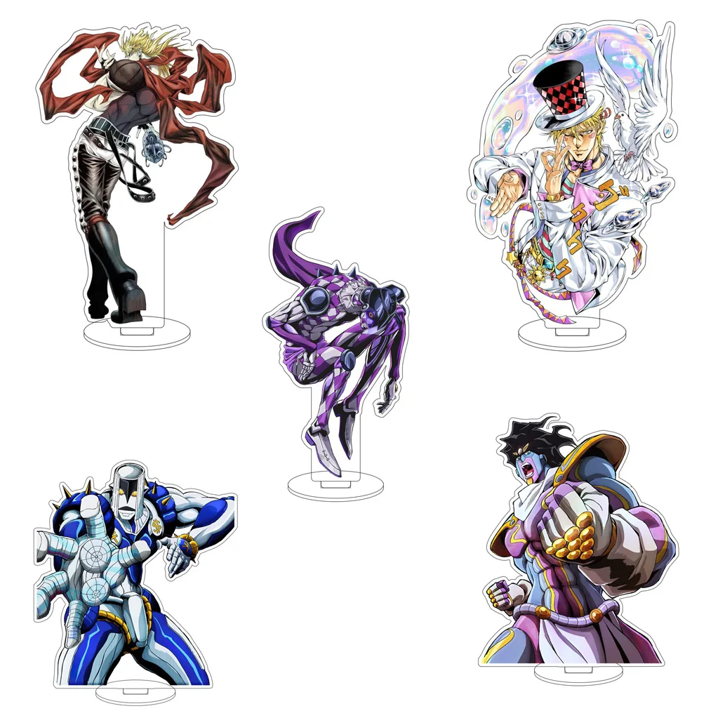 16CM Anime JoJo's Bizarre Adventure Giorno Giovanna Bruno Buccellati Leone Abbacchio Cos Acrylic Figure Stand Ornaments Gifts
16CM Anime JoJo's Bizarre Adventure Giorno Giovanna Bruno Buccellati Leone Abbacchio Cos Acrylic Figure Stand Ornaments Gifts
