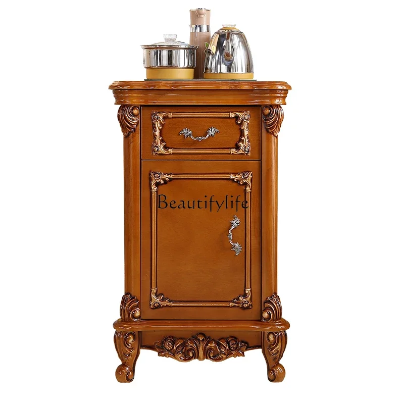 European-Style Solid Wood Small Tea Side Cabinet Tea Machine Kung Fu Tea Table
European-Style Solid Wood Small Tea Side Cabinet Tea Machine Kung Fu Tea Table