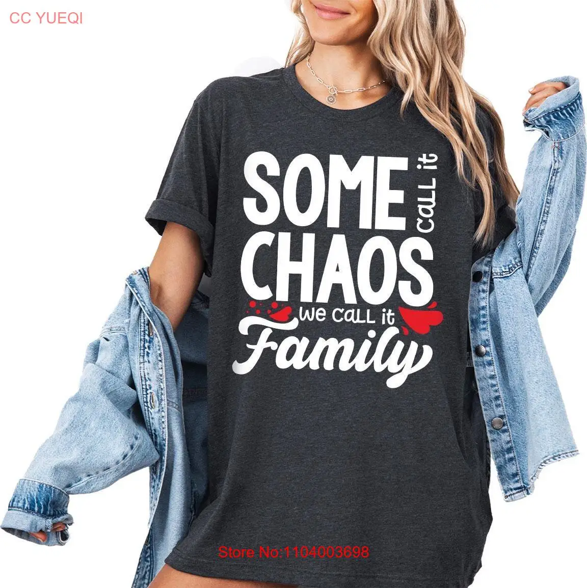 Футболка Some Call It Chaos We Family, одинаковые забавные женские футболки с длинными или короткими рукавами
Футболка Some Call It Chaos We Family, одинаковые забавные женские футболки с длинными или короткими рукавами