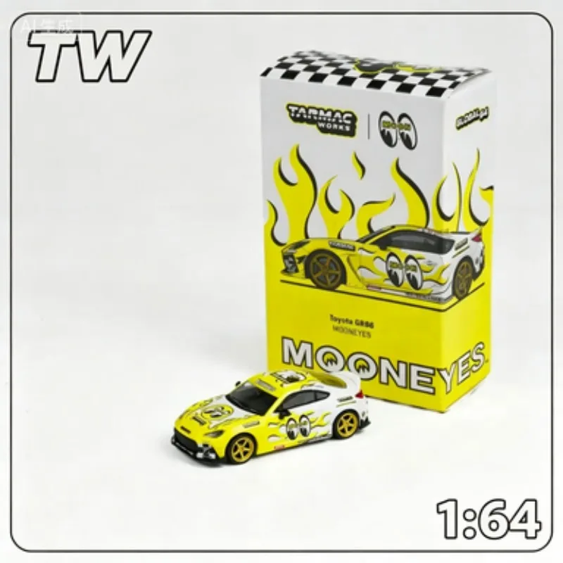 Tarmac Works 1:64 Toyota GR86 MOONEYES, die-cast alloy model, men's gift, adult collection piece.
Tarmac Works 1:64 Toyota GR86 MOONEYES, die-cast alloy model, men's gift, adult collection piece.
