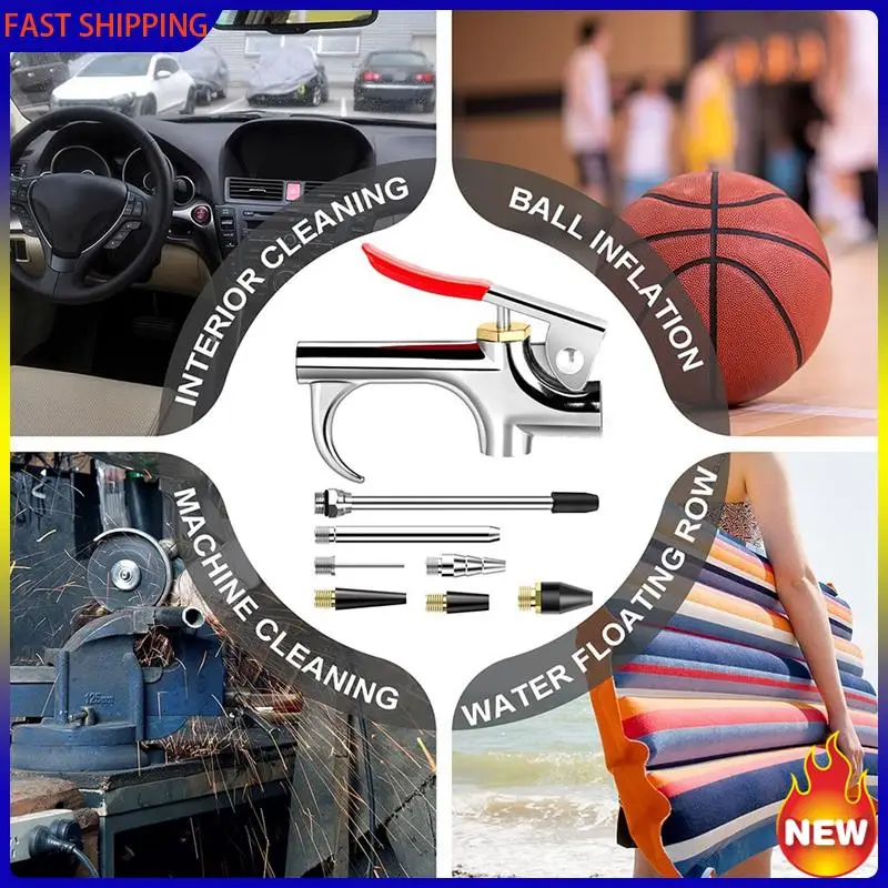 Hot Trend-13 шт. Набор инструментов для продувки с двухсторонним соединением и воздушным соплом, со стандартным быстроразъемным креплением 1/4 дюйма для надувания воздуха и отмычки R 
Hot Trend-13 шт. Набор инструментов для продувки с двухсторонним соединением и воздушным соплом, со стандартным быстроразъемным креплением 1/4 дюйма для надувания воздуха и отмычки R