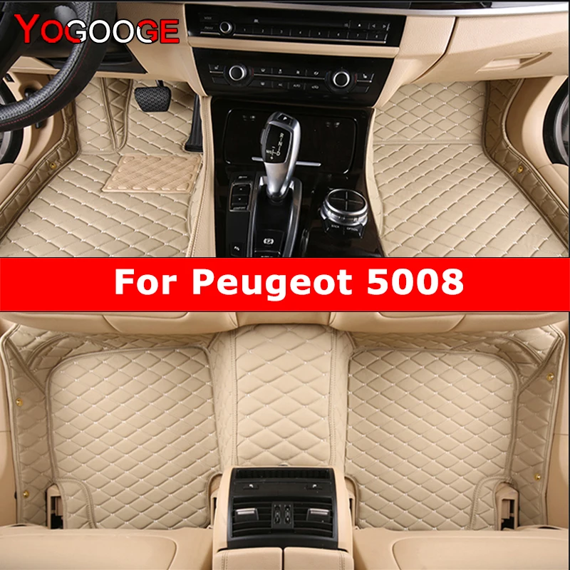 YOGOOGE пользовательские автомобильные коврики для Peugeot 5008 2016-2023, автомобильные ковры, аксессуары для ног
YOGOOGE пользовательские автомобильные коврики для Peugeot 5008 2016-2023, автомобильные ковры, аксессуары для ног