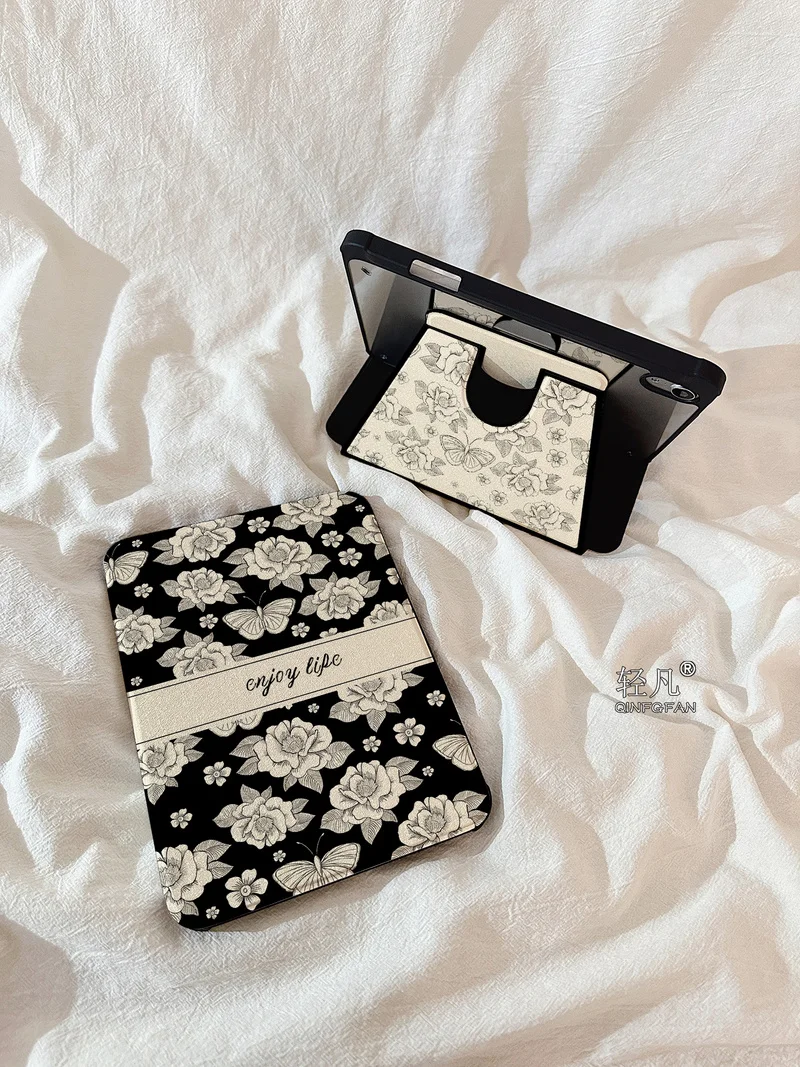 Tea Flower Protection Case For iPad Mini7 Air6 Pro13 11 Inch 10.9 Tablet Rotating Stand With Pen Slot New 2024
Tea Flower Protection Case For iPad Mini7 Air6 Pro13 11 Inch 10.9 Tablet Rotating Stand With Pen Slot New 2024