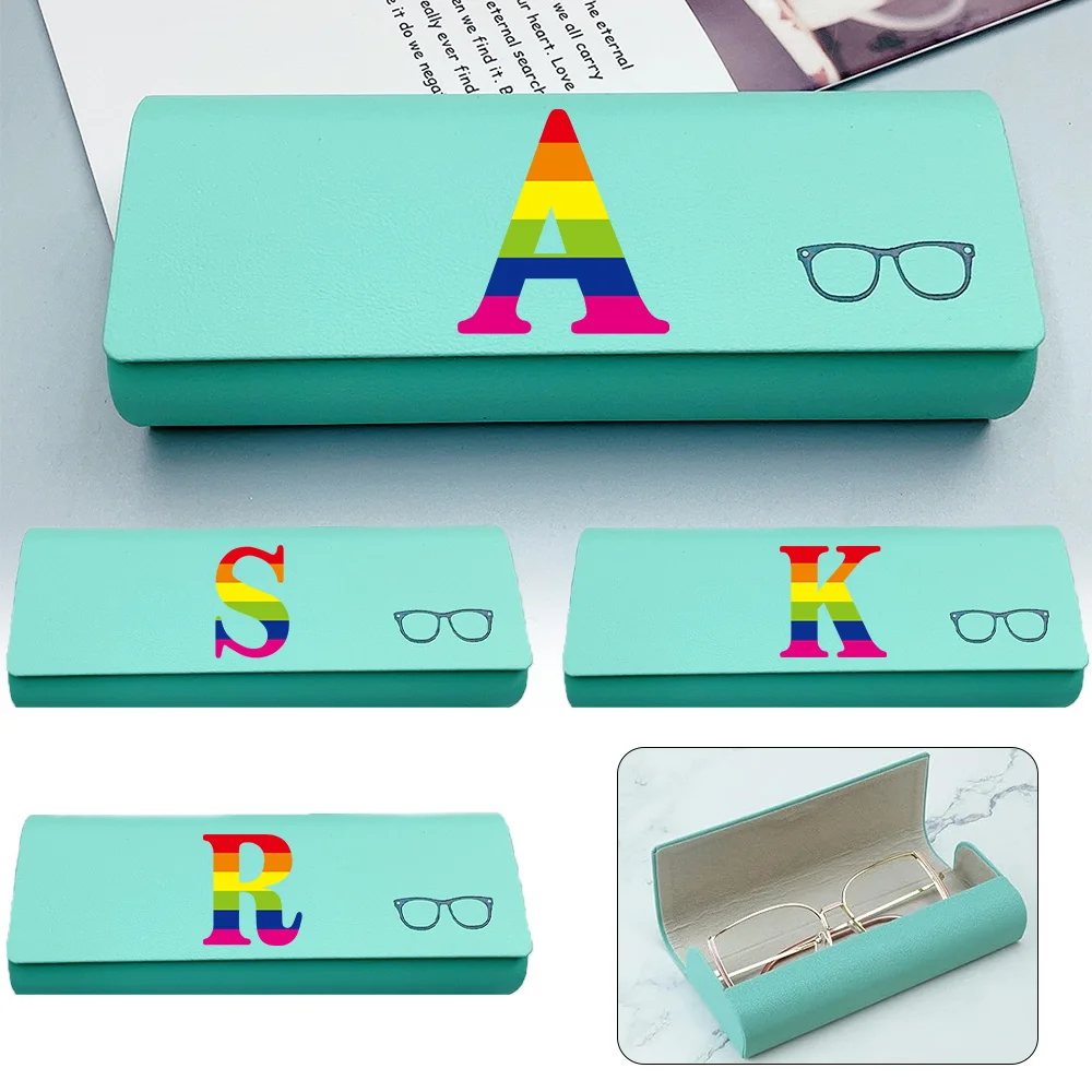 Eyeglass Case Pu Leather Hard Frame Eyewear Case Myopia Storage Box Portable Sunglasses Reading Glass For Travel Rainbow Pattern
Eyeglass Case Pu Leather Hard Frame Eyewear Case Myopia Storage Box Portable Sunglasses Reading Glass For Travel Rainbow Pattern