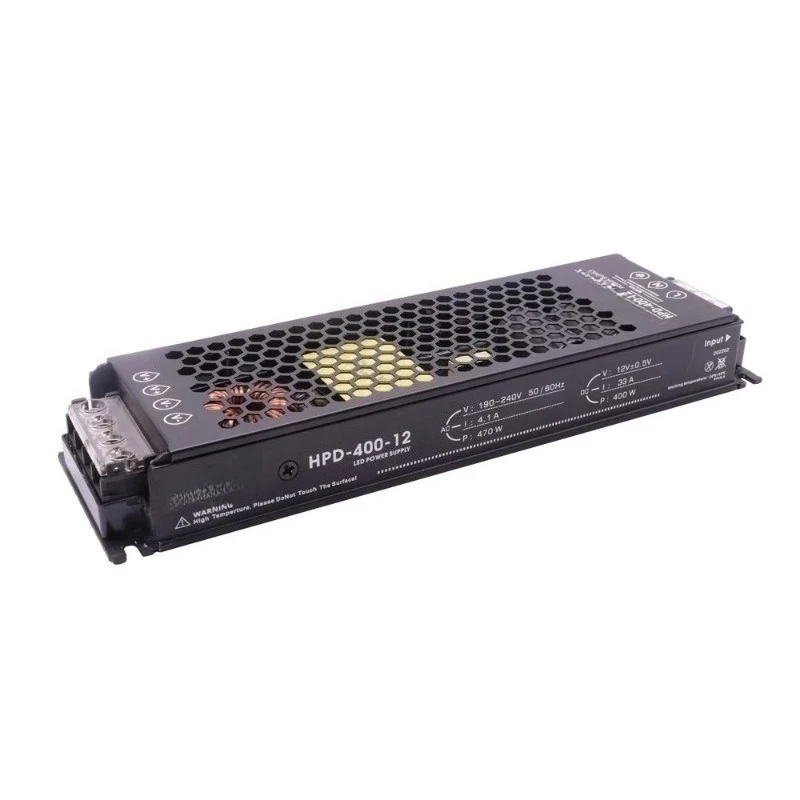 High Quality Mute LED Lighting Black Transformers Constant Voltage Output DC12V/24V 60W 100W 200W 400W Strip Power Supply
High Quality Mute LED Lighting Black Transformers Constant Voltage Output DC12V/24V 60W 100W 200W 400W Strip Power Supply
