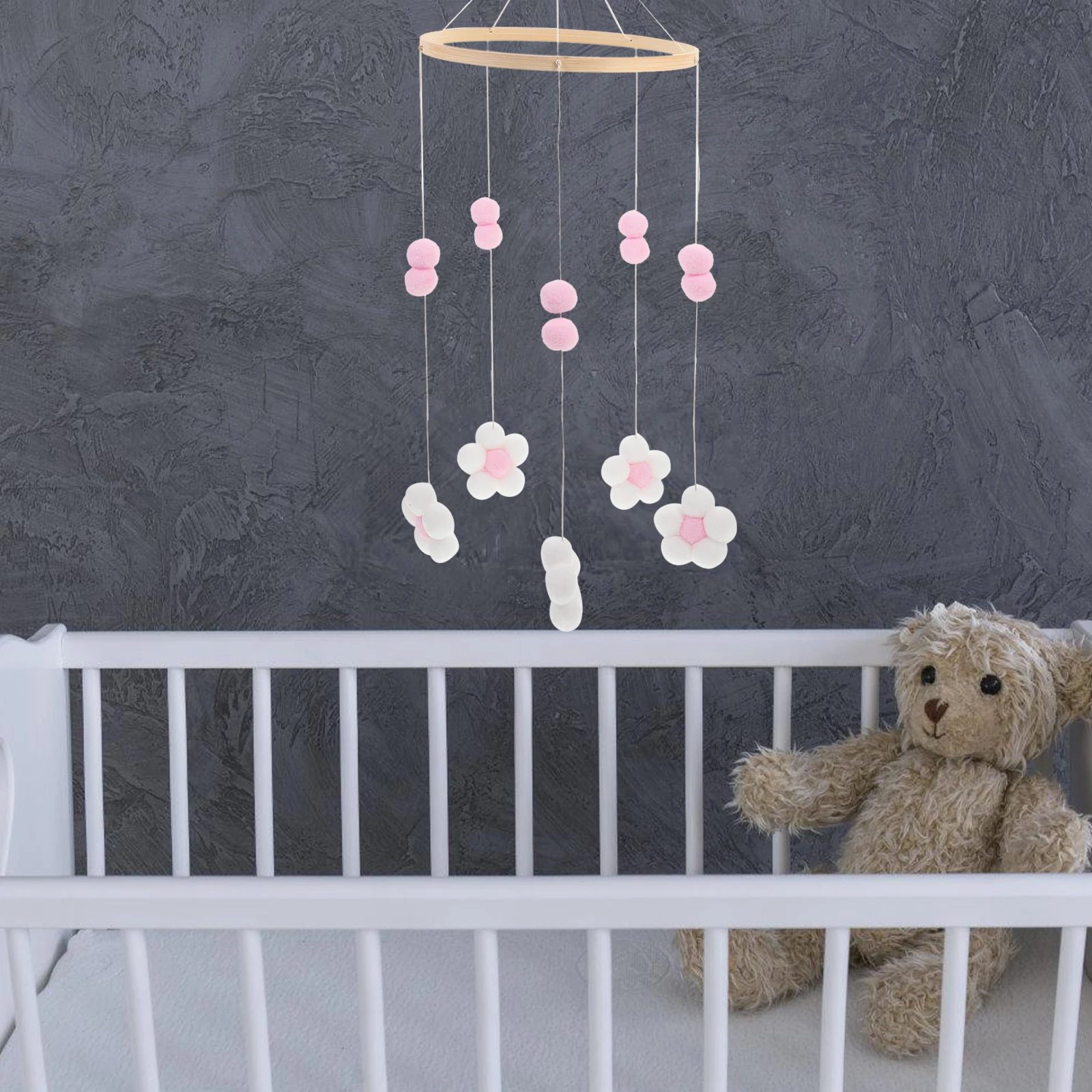 Wind Chime Decoration Crib Mobile Accessories Decorate Charming Bedside Hanger Lotus Tree Safe Baby Room
Wind Chime Decoration Crib Mobile Accessories Decorate Charming Bedside Hanger Lotus Tree Safe Baby Room