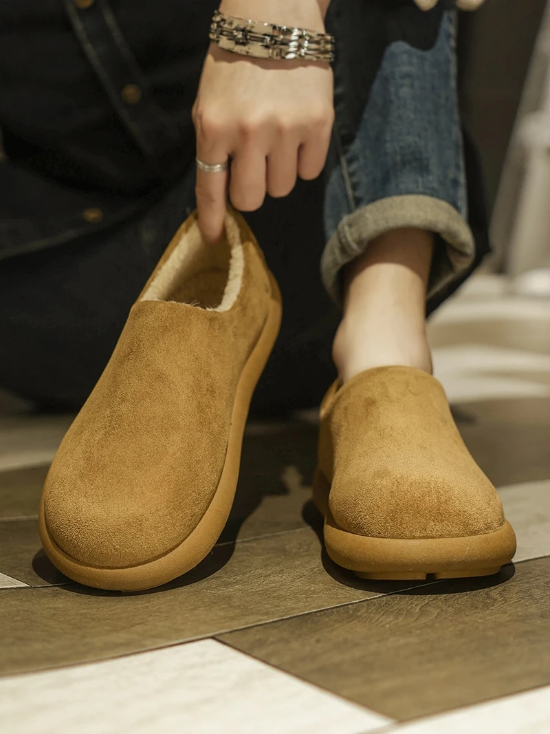 Thickened Fluffy Winter Cotton Slippers Men's Indoor Home Wear-Resistant Head Cover Slippers Warm Birkenshoes Casual Style
Thickened Fluffy Winter Cotton Slippers Men's Indoor Home Wear-Resistant Head Cover Slippers Warm Birkenshoes Casual Style