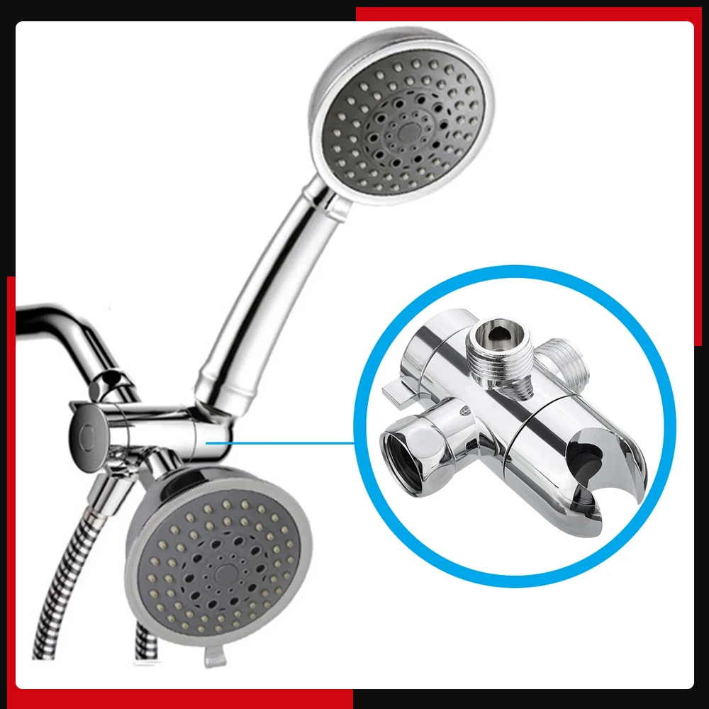 Multifunction 3 Way Shower Head Diverter Valve G1/2 Three Function Switch Adapter Connector T-adapter For Toilet Bidet Shower
Multifunction 3 Way Shower Head Diverter Valve G1/2 Three Function Switch Adapter Connector T-adapter For Toilet Bidet Shower