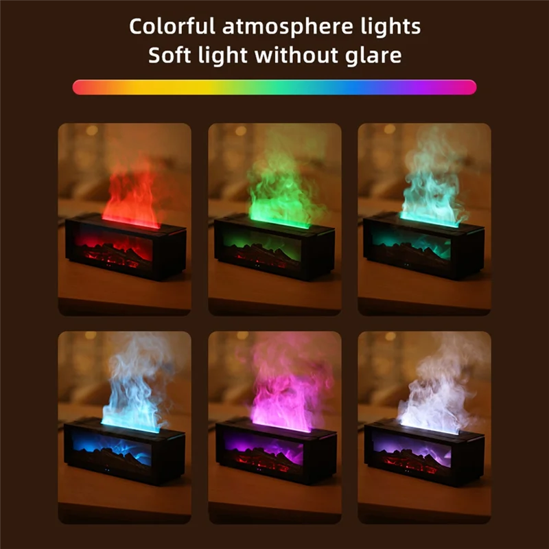 A63X-Flame Aroma Diffuser Fireplace Essential Oil Diffuser Air Humidifier Cool Mist Difusor With Realistic Fire Night Light A
A63X-Flame Aroma Diffuser Fireplace Essential Oil Diffuser Air Humidifier Cool Mist Difusor With Realistic Fire Night Light A