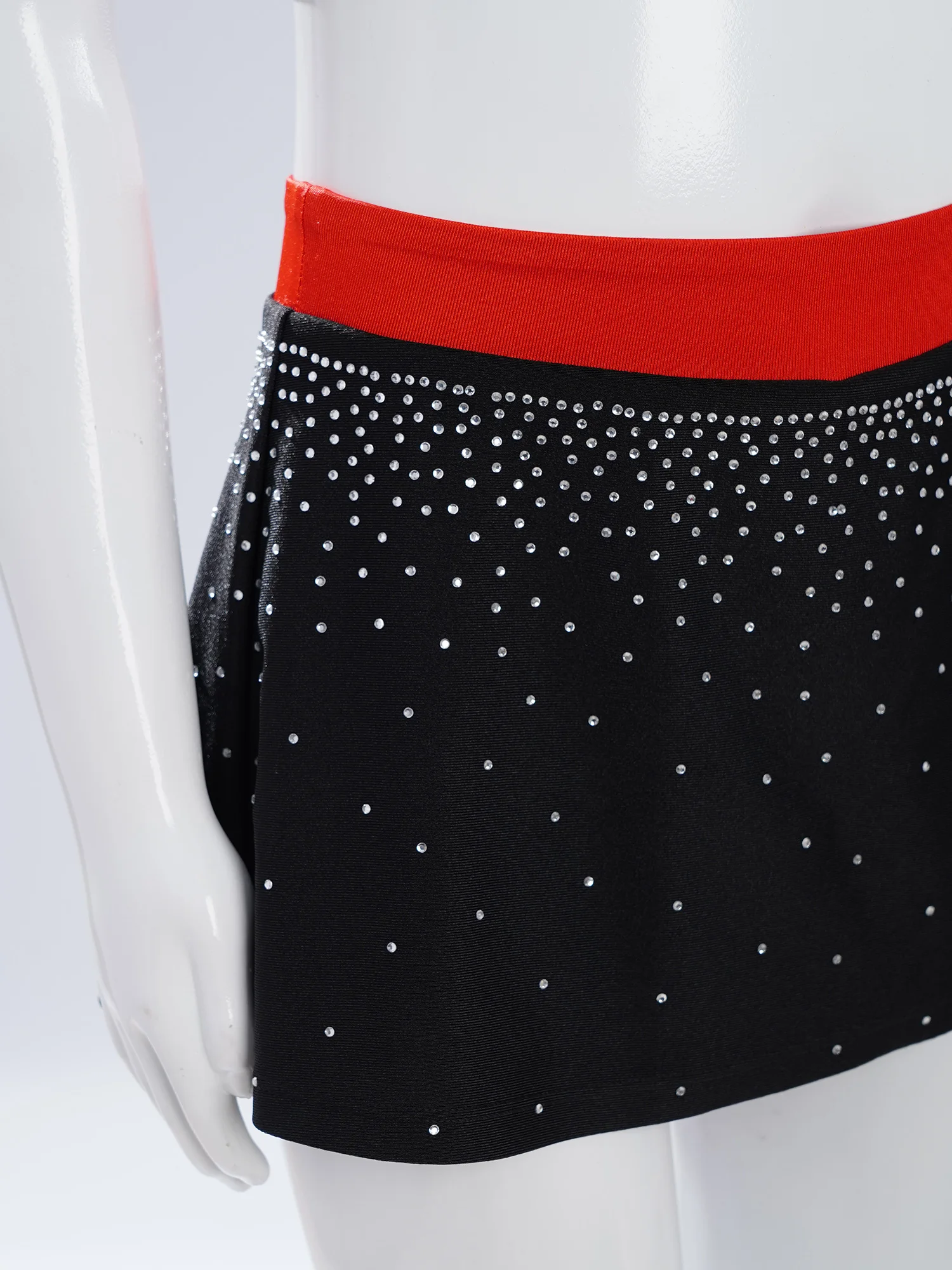Kids Girls Hip Hop Dance Outfit Cheerleading Uniform Sparkling Rhinestones Sleeveless Cutout Crop Top+Side Slit Skirt Streetwear
Kids Girls Hip Hop Dance Outfit Cheerleading Uniform Sparkling Rhinestones Sleeveless Cutout Crop Top+Side Slit Skirt Streetwear