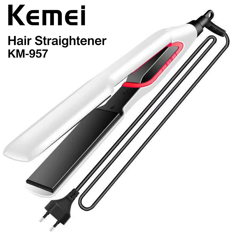 Kemei Hair Straightener Curler Flat Iron Negative Ion Hair Straighting Curling Iron Tourmaline Ceramic Heating Plate LCD Display
Kemei Hair Straightener Curler Flat Iron Negative Ion Hair Straighting Curling Iron Tourmaline Ceramic Heating Plate LCD Display